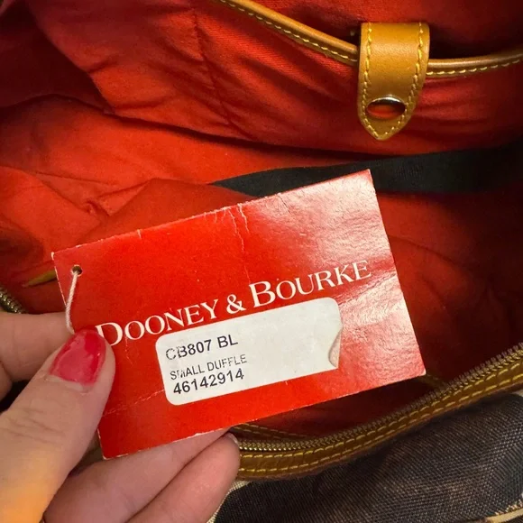 NWT DOONEY & BOURKE 🦆 RARE Vintage Giraffe Duffle Satchel Shoulder Bag - Picture 9 of 11